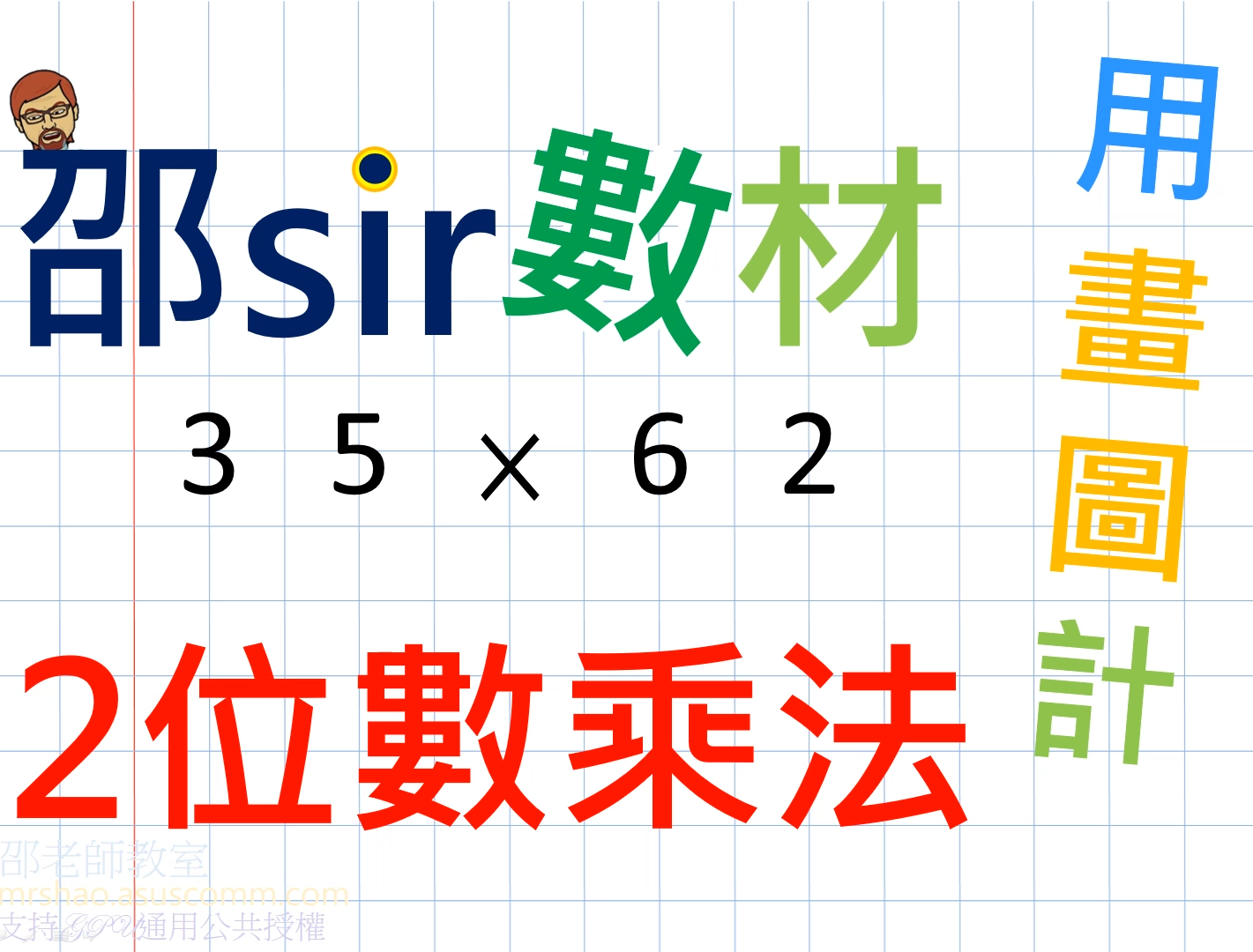二位數乘以二位數(例二)